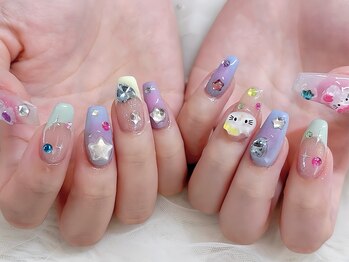 リンネイル 新大久保店(Rin Nail)/＃待ち込みデザイン　＃付け放題