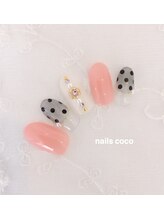 ネイルズ ココ(nails COCO)/シースルーフレンチ♪