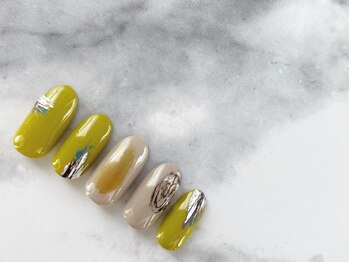 スリー(THREE)/Jan,2021/nail design