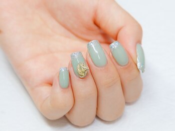 ソウ 難波店 nail salon Sou/ガラスフレンチnail