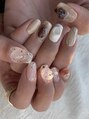 パサパネイル(pas a pas nail) Basicコース8800円＋天然石代◎クリアベースに天然石おすすめ！