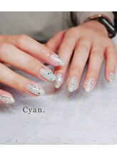 シアン(Cyan)/大人シアーカラーネイル☆