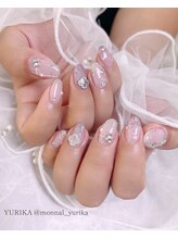 モナールアンド(MONNAL&)/パープルラメグラデ