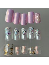 ロウズネイル 新小岩南口店(LOEWS NAIL)/定額Art（シンプル/ニュアンス）