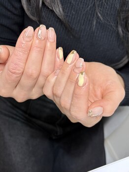 美フレイヤ 四条烏丸店(美FREYJA)/ミラーネイル