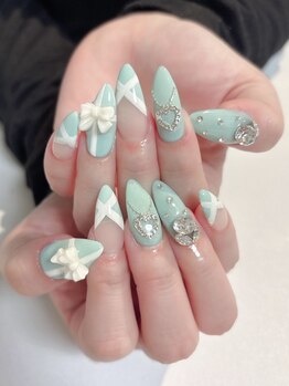ネイルサロン エフ(ef)の写真/【ご新規様*持込み大歓迎☆90分アートし放題￥8,900】持ち込みデザインの再現度◎ワンホンパーツも多数☆