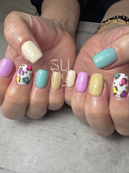 サング ネイル ビューティー アトリエ(suNg nail beauty atelier)/カラフルお持ち込みデザイン