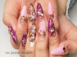 ピンク☆海ネイル