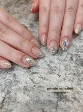 プライベート ネイルサロン マーマ(murmur)/キラキラビジューネイル　