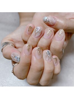 プラス デ ネイル(+ de nail)/ハンド☆ニュアンス　8,250円