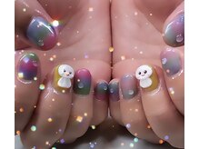 シーエスネイル 元住吉店(CS NAIL)/パレットを使ったネイル♪