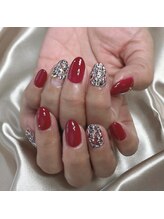 ヒトミネイルズ(Hitomi Nails)/ツイードネイル