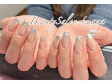 ルアナ(Luana)/ラメフレンチ/秋シルバー/クリア