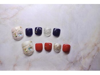 ネイルサロン ブリオン(Nail Salon Bullion)/スノードームネイル