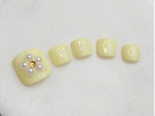 フォルサ(Forca)/フラワーワンカラーフットネイル