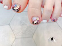 ネイルエイト 新百合ヶ丘(nail8)/フットネイル♪シェル入り♪