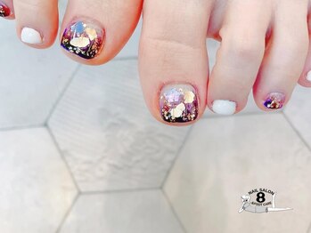 ネイルエイト 新百合ヶ丘(nail8)/フットネイル♪シェル入り♪