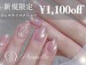 【ご新規様限定】ジェルネイルメニュー1100円オフ　※オフのみメニュー不可