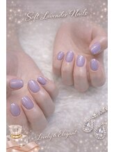 キュービーネイルプラス 大宮マルイ店(QB Nailplus)/ふんわり色づく大人ラベンダー。