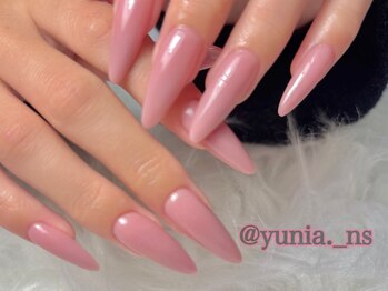 ユニア(YUNIA)の写真/【強度×美フォルム】スカルプで理想の指先へ!パーツ乗せ放題など豊富にご用意◎