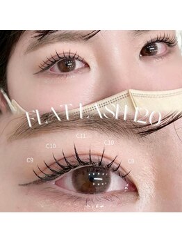 ホワイトアイ 浜松店(WHITE EYE)の写真/マツエクがすぐ取れてしまった経験がある方へ！自まつげに密着するフラットラッシュで驚きの長持ちを実感★