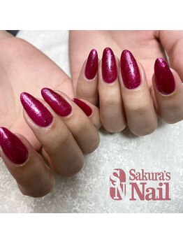 サクラズネイル 警固店(Sakura's nail)/『長さ出しワンカラー』