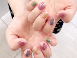カラフルニュアンスネイル☆