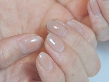 ネイルズ バイ ユイ 外苑前(Nails by Yui)/オレンジブラウンチークネイル