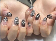 クロレ(Nail Salon COLORE)/クロム風ネイル　by,ayaho