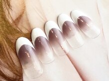 ネイルサロンフォーユー(for u)/グラデ×フレンチ￥6980