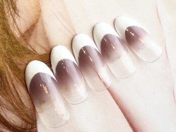 ネイルサロンフォーユー(for u)/グラデ×フレンチ￥6980