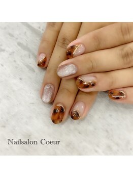 ネイルサロン クール(Nailsalon Coeur)/べっこうネイル