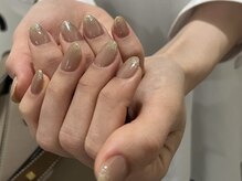 ラボテ(laboT)/ベージュラメグラ