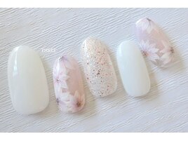 スプリングフラワーネイル