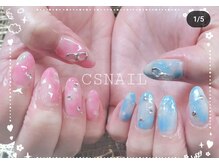 シーエスネイル 元住吉店(CS NAIL)/アシンメトリー♪