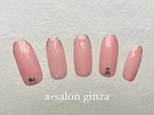 エープラスサロン ギンザ(a+salon ginza)/ピンクネイル