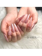ダリア(Daria)/ピンク尽くしネイル(*´ω｀*)