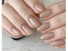 レインボーネイル 池袋(RainbowNail)/ミラーフレンチネイル