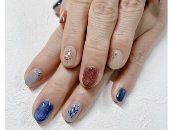 イーストネイル(East nail)/アシメニュアンスアート♪