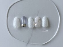 アンク(ankh.)/ブルー×ホワイト
