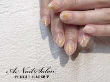 エーネイルサロン プラーカ本店(A-Nail Salon)/クリアフラワーネイル