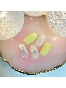 ベリー(berry)/定額ネイル¥5500 ぷくぷくハート