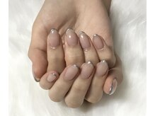ファンネイルズ(Fun nails)/メタリックフレンチ