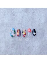 ネイルズ モダ(NAIL'S MODA)/2月の新作1/ピカソネイル