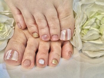 フリースタイル(Free Style)/☆ストライプ柄の秋色フット☆