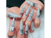 ロングネイルも可能です♪時短施術!