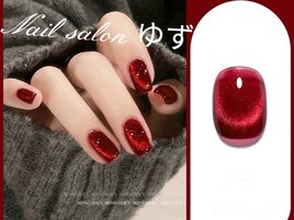 水光マグネットネイル