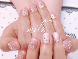 ピンクラメグラデ