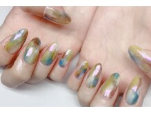 ネイルアンドアイラッシュサロン エスポアール(nail&eyelash salon espoir)/タイダイ　ミラー