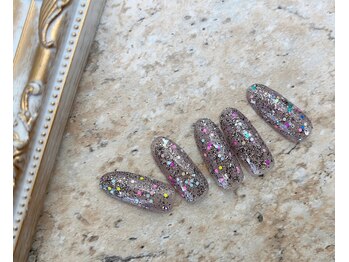 ネイルサロン&スクール ジーナ(GINA)/カラフルラメネイル